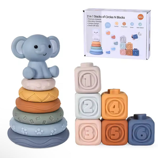 Baby Number Cognitive Stacking Blocks