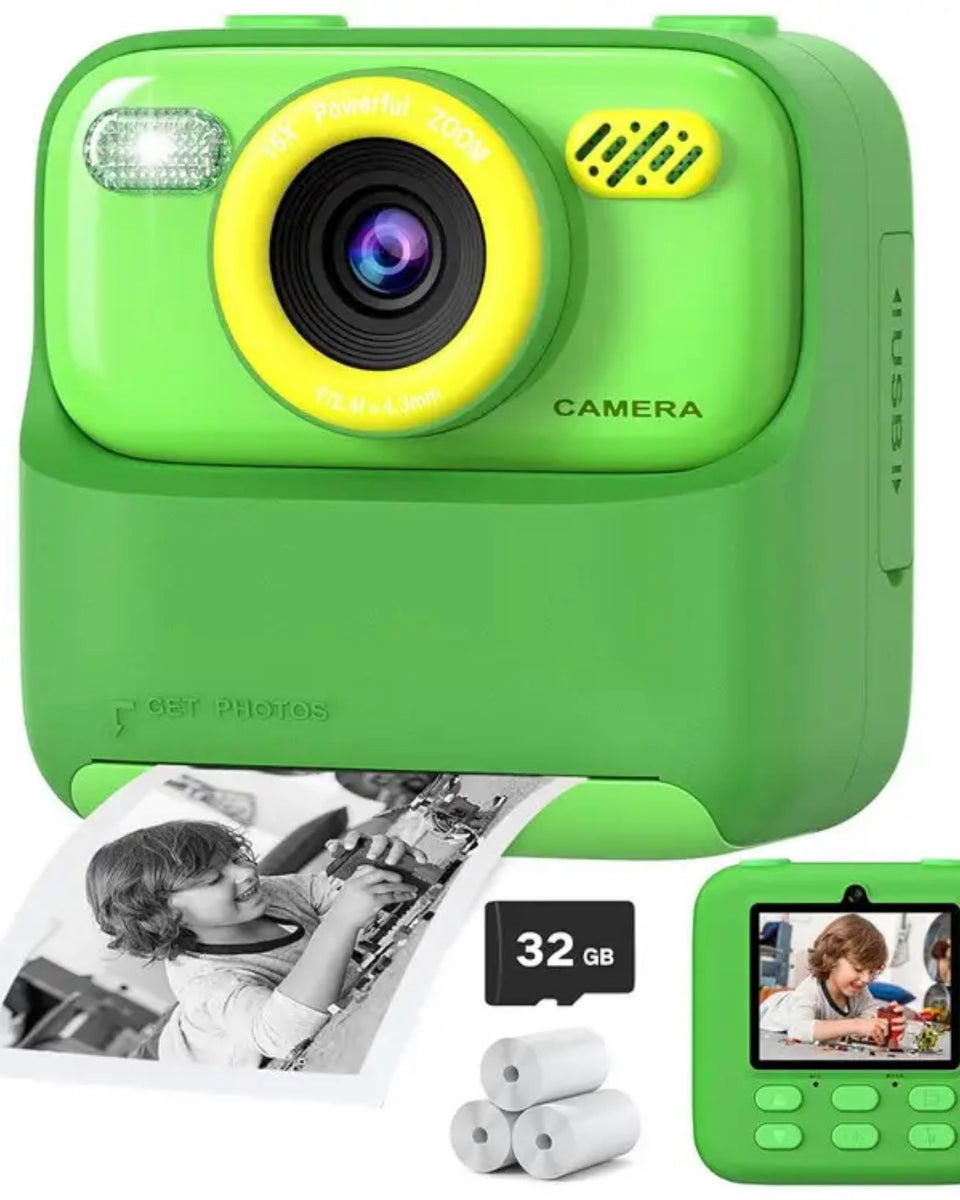 Popperworld Kids Insta-Print HD Camera