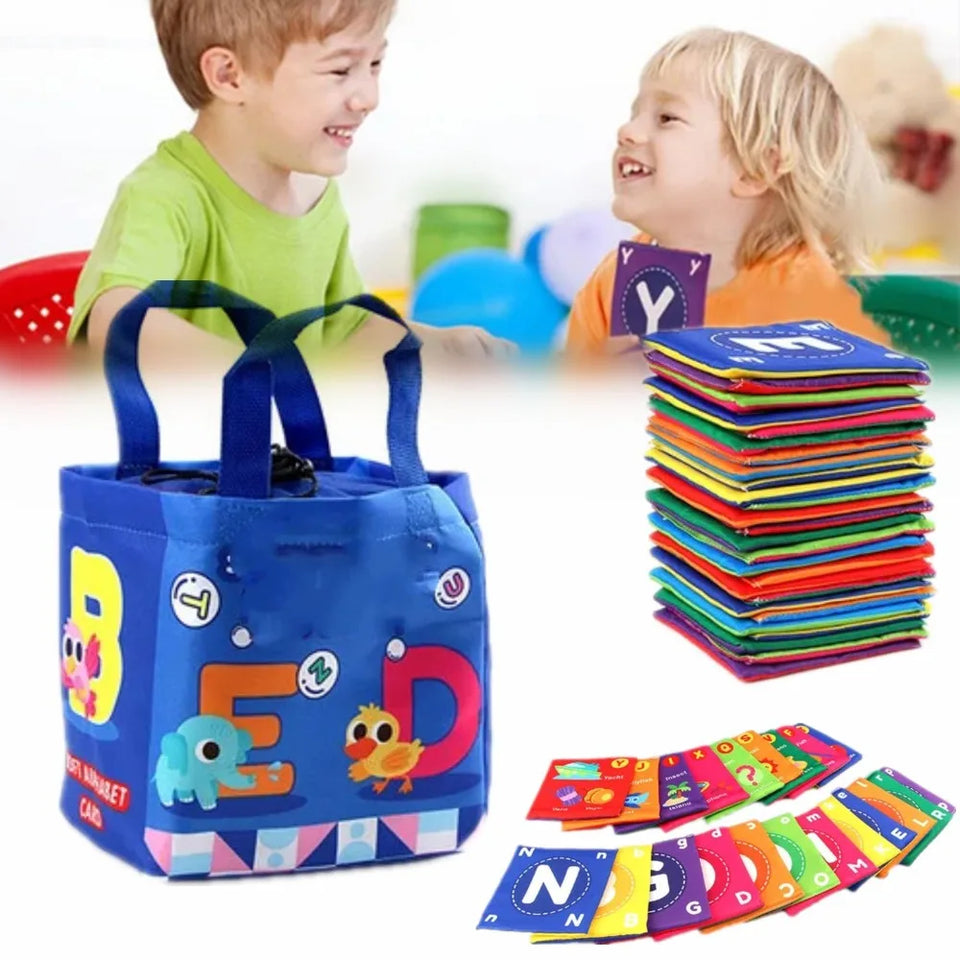 26PC Baby Cloth Flash Cards