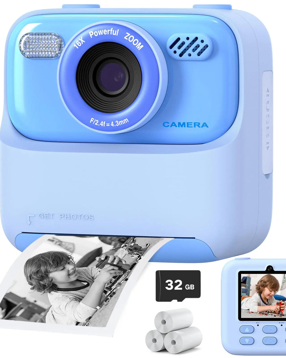 Popperworld Kids Insta-Print HD Camera