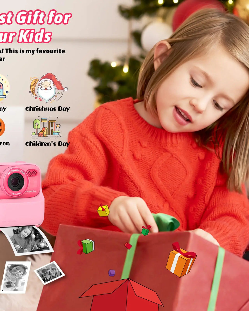 Popperworld Kids Insta-Print HD Camera