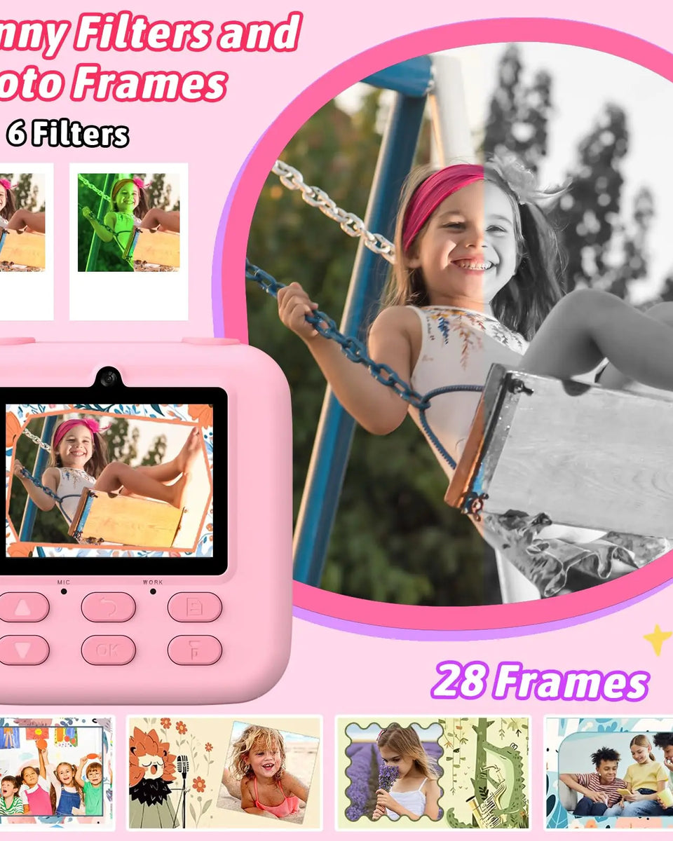 Popperworld Kids Insta-Print HD Camera