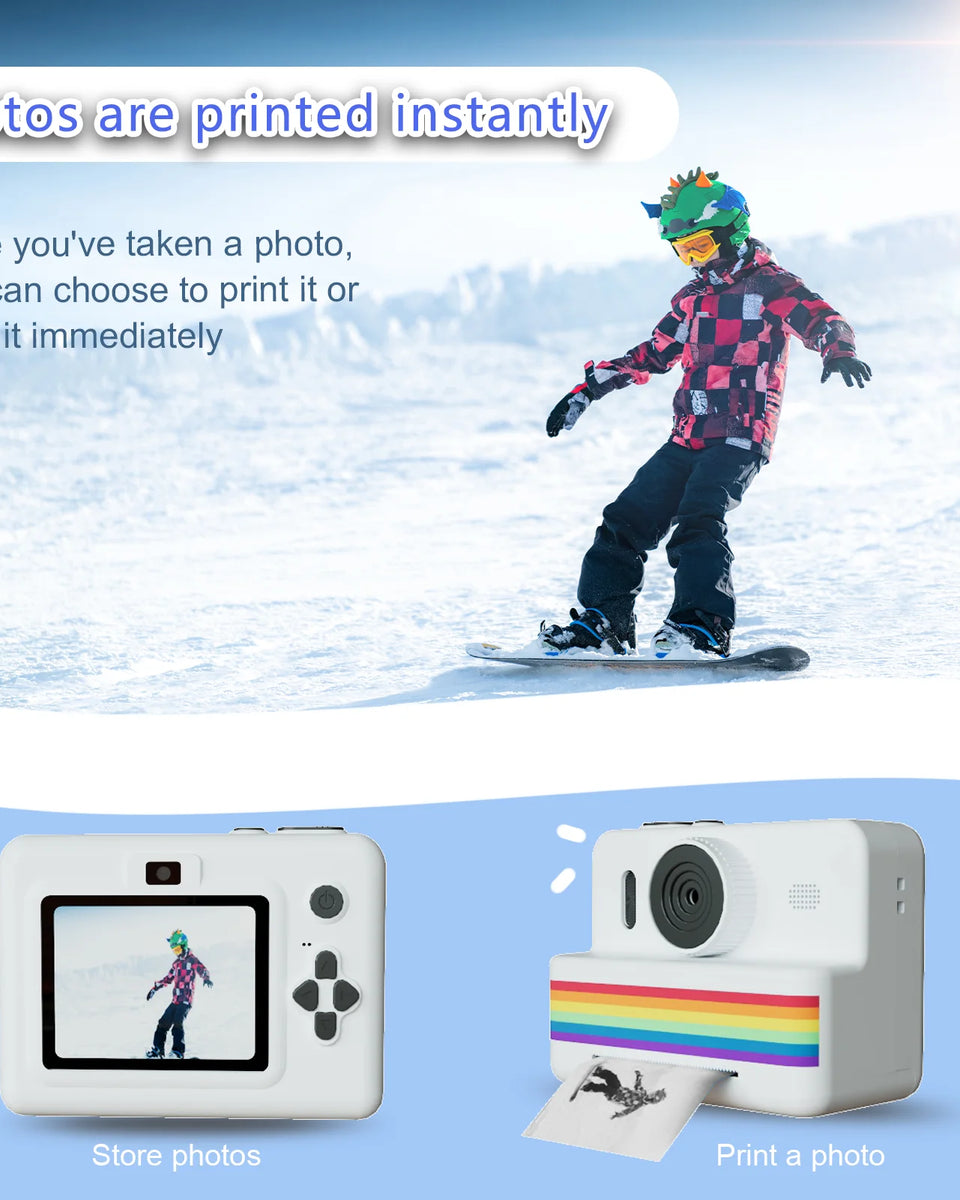 Kids Digital Print-On-Go Camera