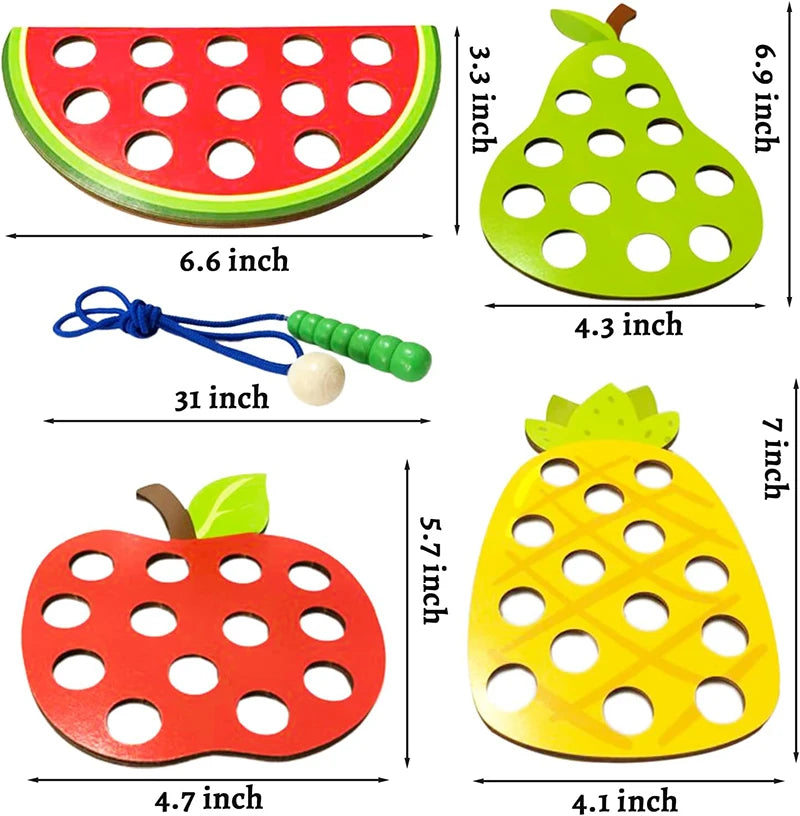 Wooden Lacing Puzzle