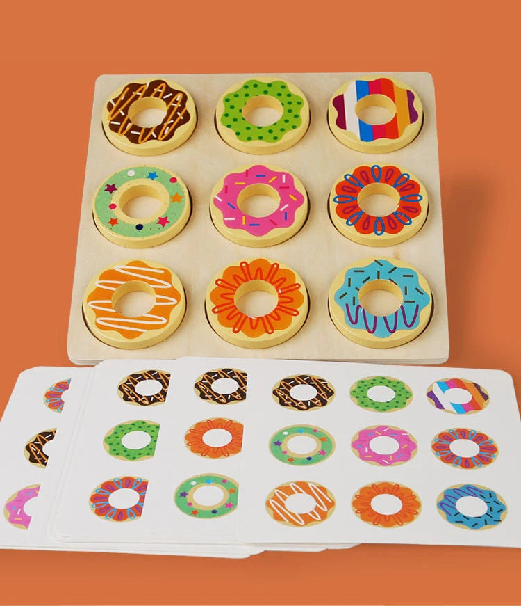 Wooden Doughnut Color Pairing Kit