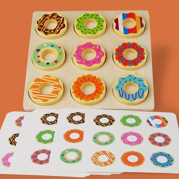 Wooden Doughnut Color Pairing Kit